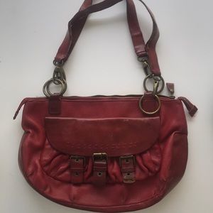 Cynthia Rowley red leather purse